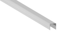 planeo prefabricated fence cover strip anodised aluminium EV1 - 180cm