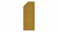 planeo Basic type E left 70 x 180 cm natural aspen oak