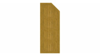 planeo Basic type E right 70 x 180 cm natural aspen oak