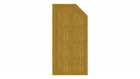 planeo Basic type E right 90 x 180 cm natural aspen oak