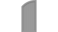planeo Basic type Q left 70 x 150 cm silver grey