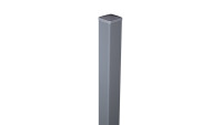 planeo Viento - aluminium post to set in concrete silver grey 240cm incl. cap