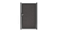 planeo Viento - universal door anthracite grey with aluminium frame in anthracite | DB703