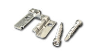 planeo WPC start and end clip - 50 pcs. incl. stainless steel drilling screws