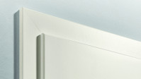 planeo standard frame round edge - white lacquer 9010 - 1985mm