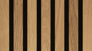 MEISTER acoustic panels Acoustic Sense WOOD natural oak 4310 brushed matt lacquered 2600 x 330 x 13 mm (300011-2600330-04310)