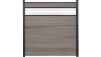 planeo Solid - garden fence design panel Glas30 Bi-Color co-ex