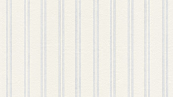 Vinyl wallpaper white vintage stripes Meistervlies 2020 515