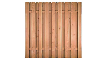 planeo TerraWood - ECO privacy fence Douglas fir 180 x 180 cm straight