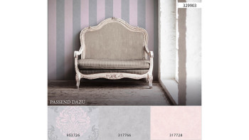 Vinyl wallpaper Memory 3 A.S. Création country style grey pink 903