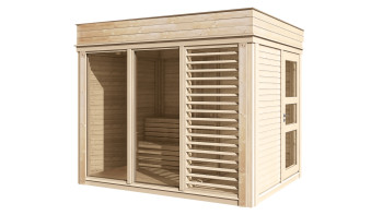 planeo Sauna Paradiso 3x2 (1-room) natural finish
