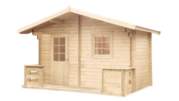 planeo sauna house de luxe Sanna 70 natural finish
