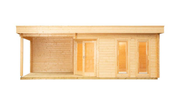 planeo sauna house de luxe Yurika natural finish