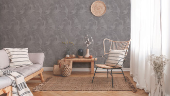 Vinyl Wallpaper New Walls Cosy & Relax Living Country Style Walls Grey Beige Brown 961