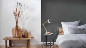 vinyl wallcovering wallpaper grey modern plains New Life 978