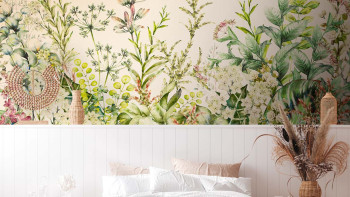 Vinyl wallpaper The Wall Flowers & Nature Classic Beige 771