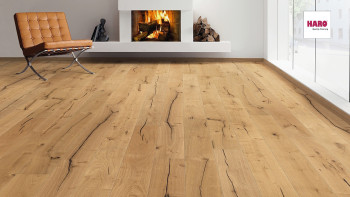 Haro Parquet Flooring - Serie 3500 2V naturaLin plus Oak Alabama (537349)