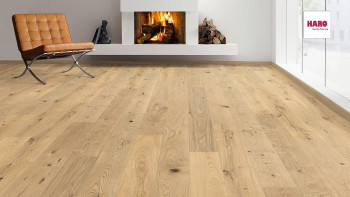 Haro Parquet Flooring - Serie 4000 2V permaDur Oak invisible Sauvage (538939)