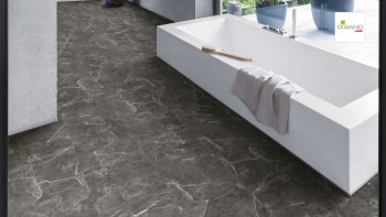 Haro design floor for clicking - Disano Saphir Piazza 4V marble anthracite stone-textured
