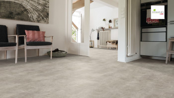 Haro Organic Flooring - Disano ClassicAqua Piazza 4V Exposed concrete stone gray (540366)