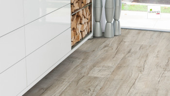 Haro design floor for clicking - Disano Life Aqua XL 4V Oak Cardiff white structured
