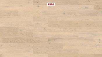 Haro Parquet Flooring - Series 4000 NF Stab LA Prestige permaDur Oak light white Sauvage (543501)
