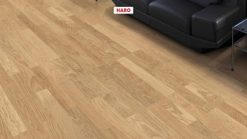 Haro Parquet Flooring - Series 4000 NF Stab Classico naturaLin plus Oak invisible Trend (543544)