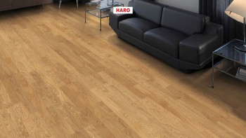 Haro Parquet Flooring - Series 4000 NF Stab Allegro naturaLin plus Natural Oak (543563)