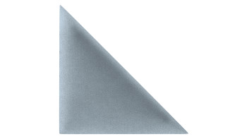 planeo SoftWall - Acoustic wall cushion 30x30cm silver grey triangle 2pcs.