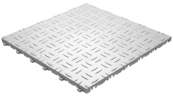planeo click tile Grip - white-aluminium