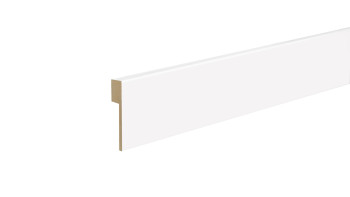 Tile cover strip MDF 16x100x2500 mm, white Modern 10 x 70 mm