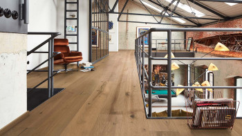 MEISTER Parquet Flooring - Lindura HD 400 Oak authentic gray (633026892332)