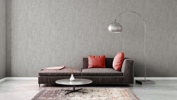 Vinyl wallpaper Best of Wood`n Stone 2nd Edition A.S. Création plain concrete look grey 263