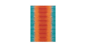 planeo carpet - Sunset 8070 Orange / Blue