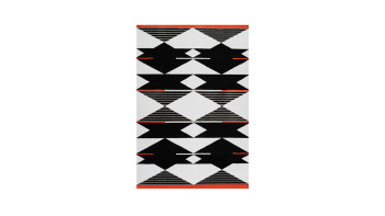 planeo carpet - Broadway 500 black / white / red