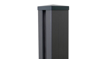 planeo Alumino - aluminium post for dowelling anthracite DB703 9x9x190cm incl. cap