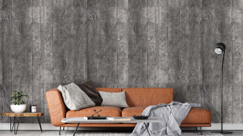 planeo StoneWall Flex - wall covering roll wallpaper concrete bunker