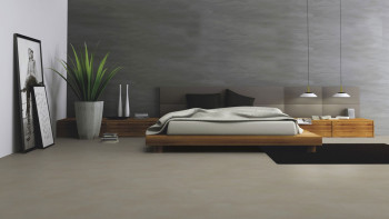 Wineo vinyl floor - 800 tile Solid Sand - 914x457mm adhesive vinyl