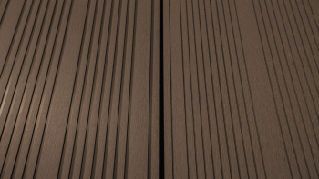planeo TitanWood - XL hollow core plank 4m dark brown