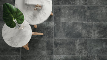 planeo DIYtile floor tiles concrete - 30 x 60 x 12.5 cm anthracite PT