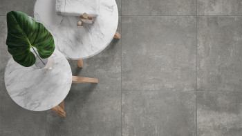 planeo DIYtile floor tiles concrete - 60 x 60 x 12.5 cm Basalt PT