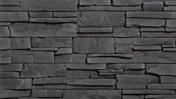 planeo StoneWall Solid stone slips - Obsidian