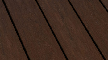 planeo WPC - solid chestnut embossed/fluted decking board - 1m to 6m
