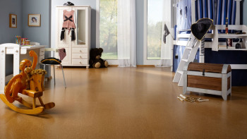 KWG click cork flooring - Morena HWÖ solid natural