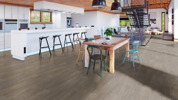 Gerflor PVC flooring - TEXLINE HQR CASTLE BROWN - 1846