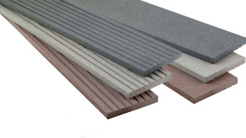 planeo WPC cover strip grey for decking boards - 2.2m