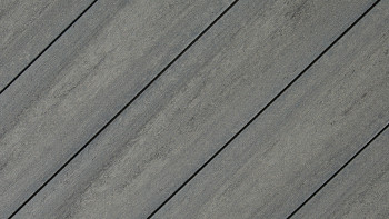 planeo WPC decking board - Excellento dolomite grey matt embossed