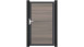 planeo Solid - universal door Bi-Color co-ex with anthracite aluminium frame 100x180x4cm