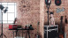 Paper-backing wallpaper Authentic Walls 2 A.S. Création country style stone wall beige brown red 191