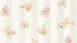 vinyl wallcovering floral wallpaper cream modern classic nature romantico 471